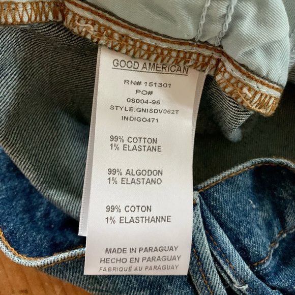 Good American Good 90s Shorts, Sz 4/27 - Picture 8 of 8